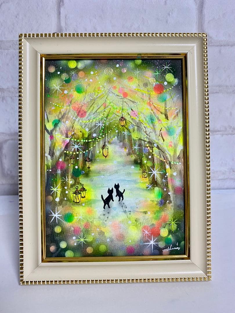 ぷうあ絵画2点　　　　光の先へ