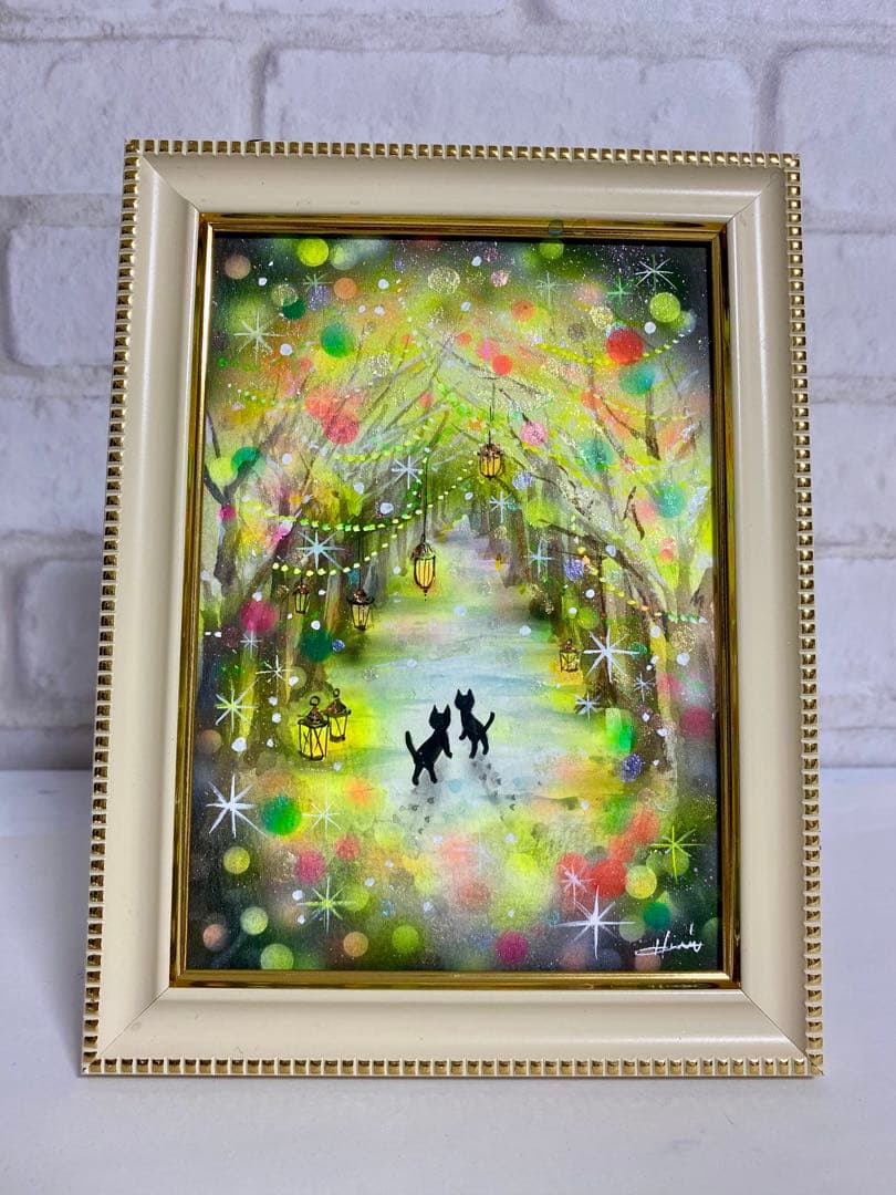 ぷうあ絵画2点　　　　光の先へ