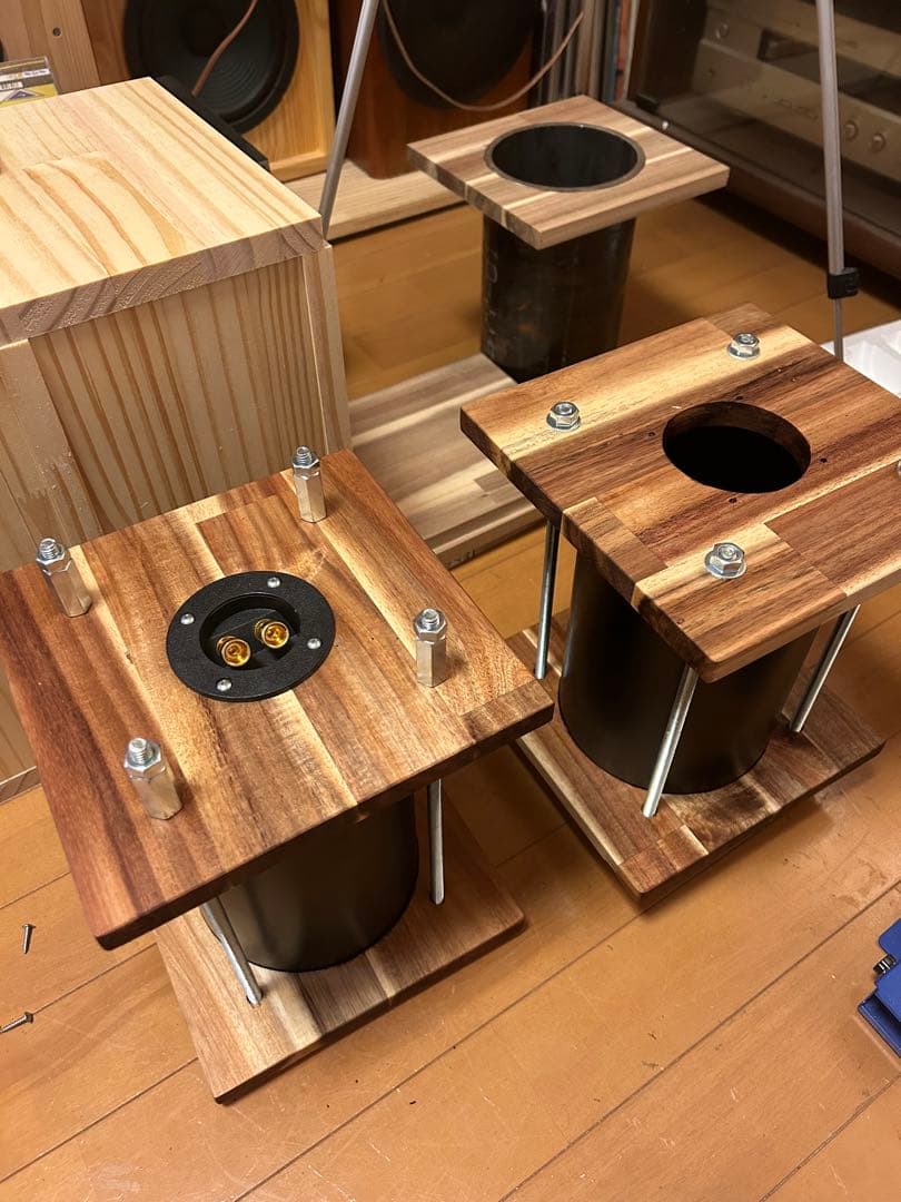 自作スピーカー 金属製配管スピーカー