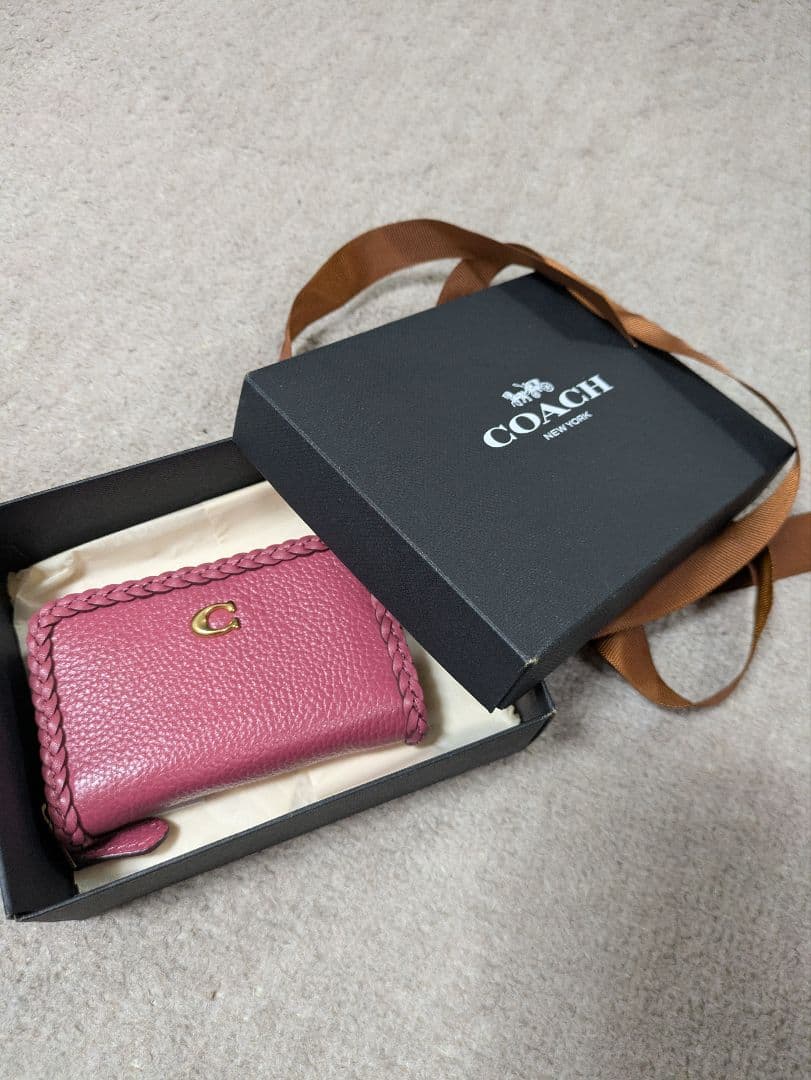 coach コーチ　新品、正規品　ミニ財布　ケース　カードケース