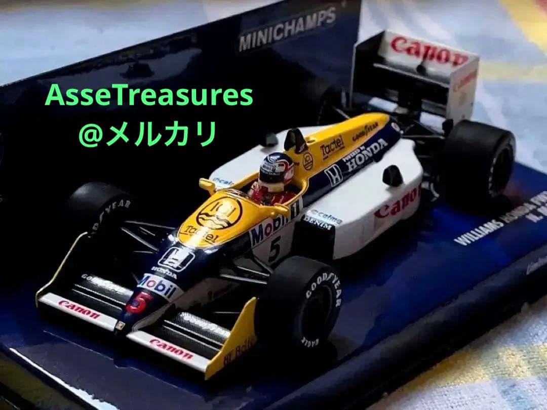 ミニチャンプス 1/43 ウィリアムズ・ホンダ FW11B マンセル 1987年