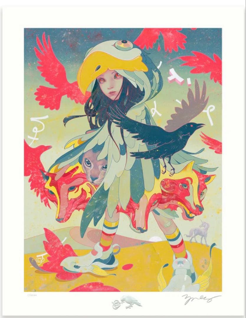 ジェームスジーン　ジクレープリントポスター　直筆サイン入り