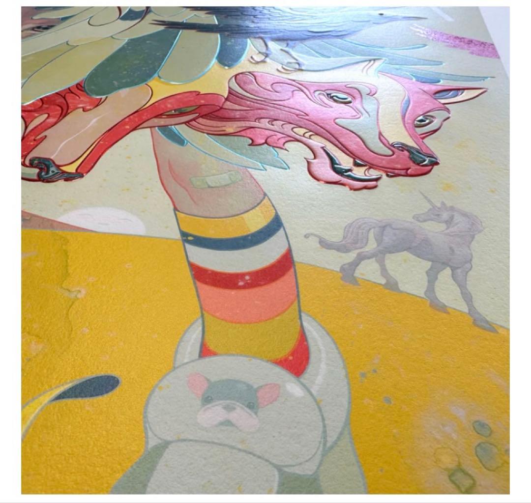 ジェームスジーン　ジクレープリントポスター　直筆サイン入り