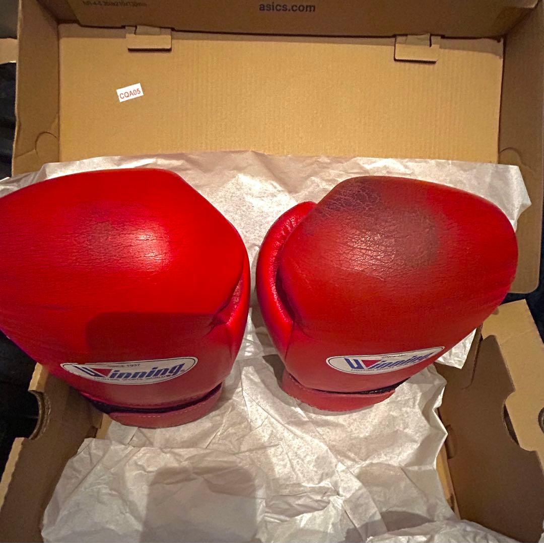Winning ボクシンググローブ 赤　8oz