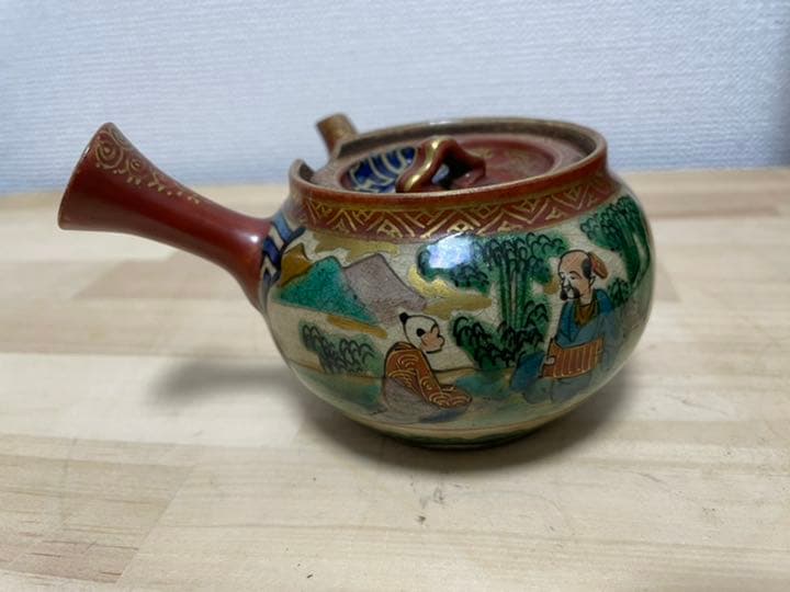 九谷焼　茶器セット　急須　珍品　庄三作