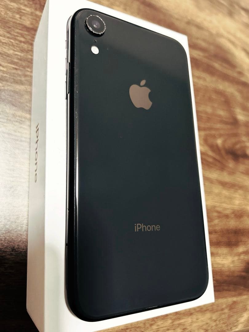 Apple iPhone XR ブラック128GB 付属品あり