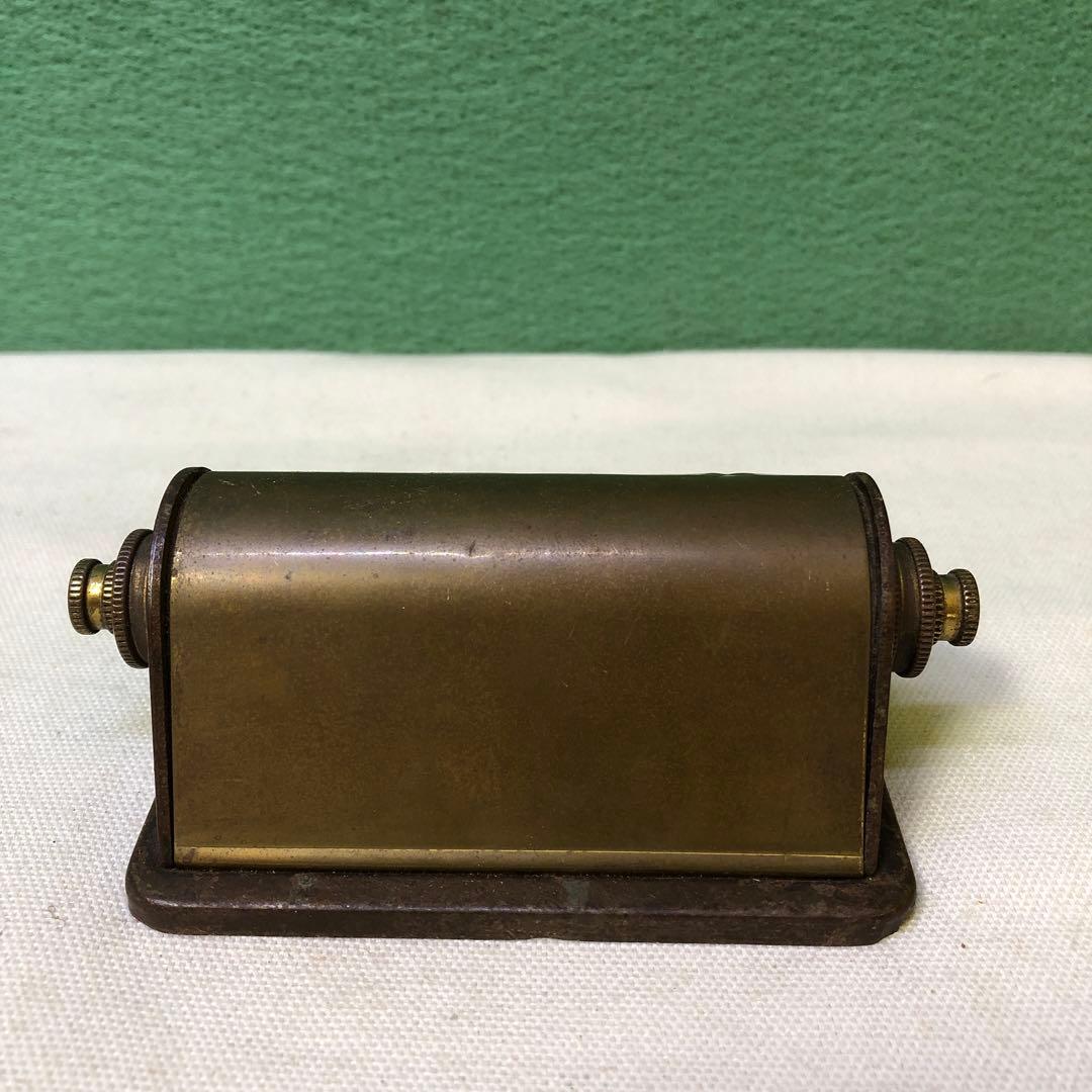 か4● 希少品　USヴィンテージ パークシャーマン　卓上カレンダーゴールド