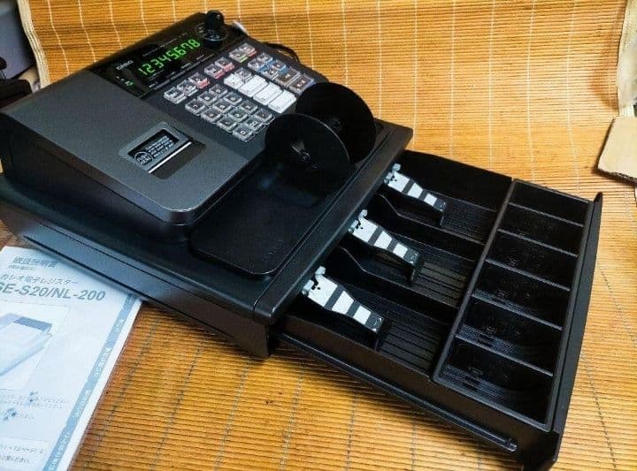 カシオレジスター　SE-S20/NL200　人気機種　送料無料　108801