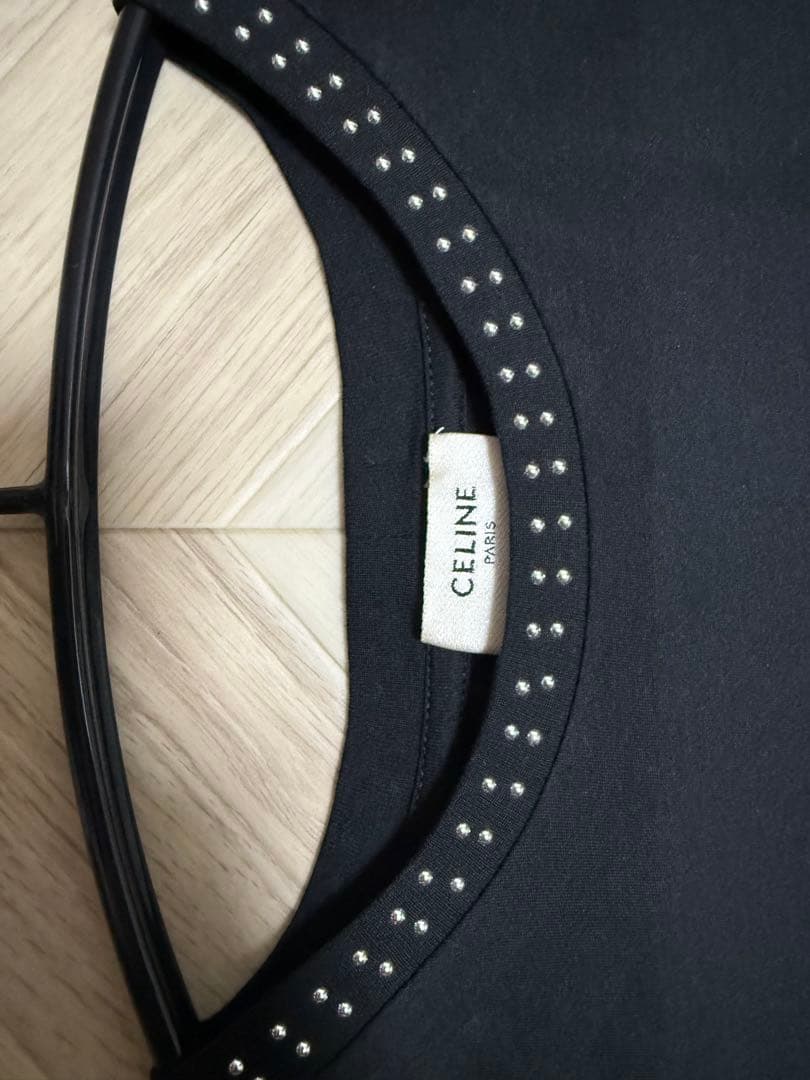 セリーヌ CELINE ノースリーブ タンクトップ ブラック