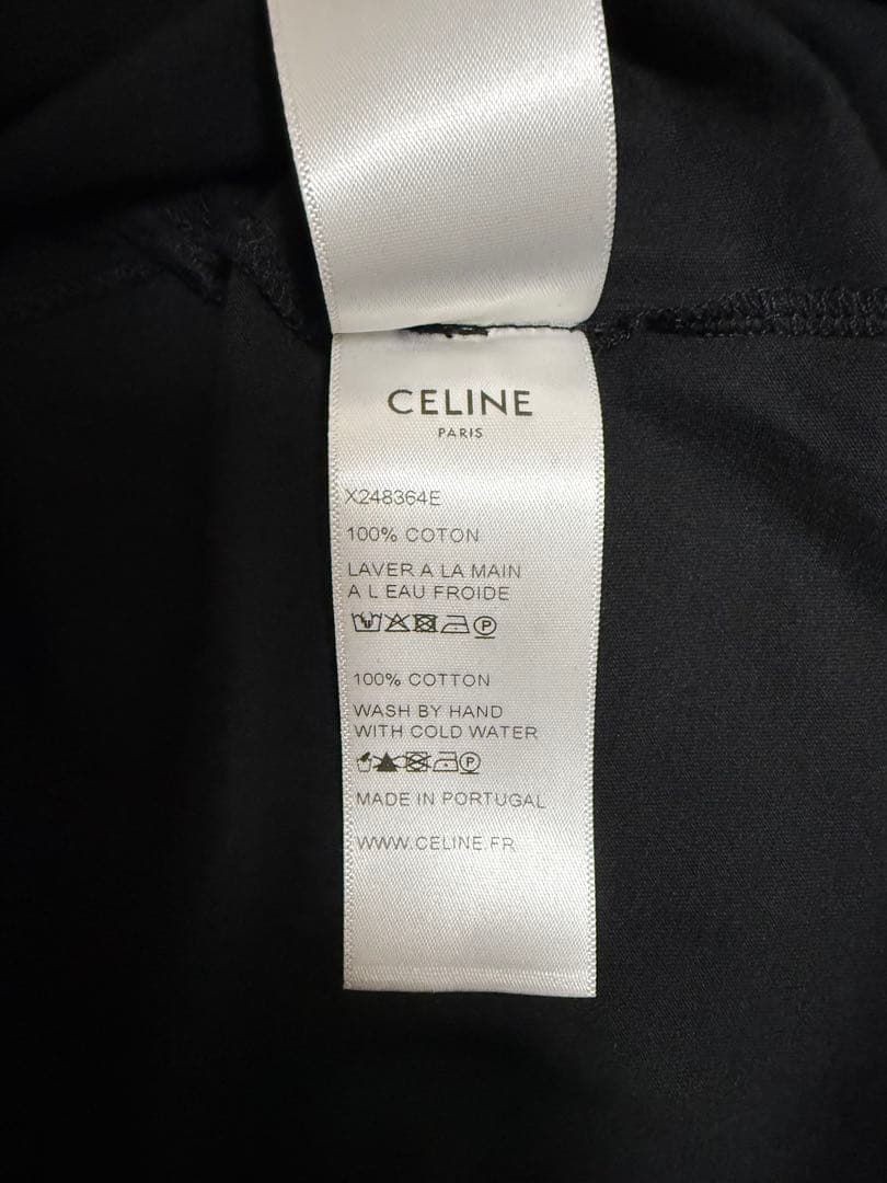 セリーヌ CELINE ノースリーブ タンクトップ ブラック