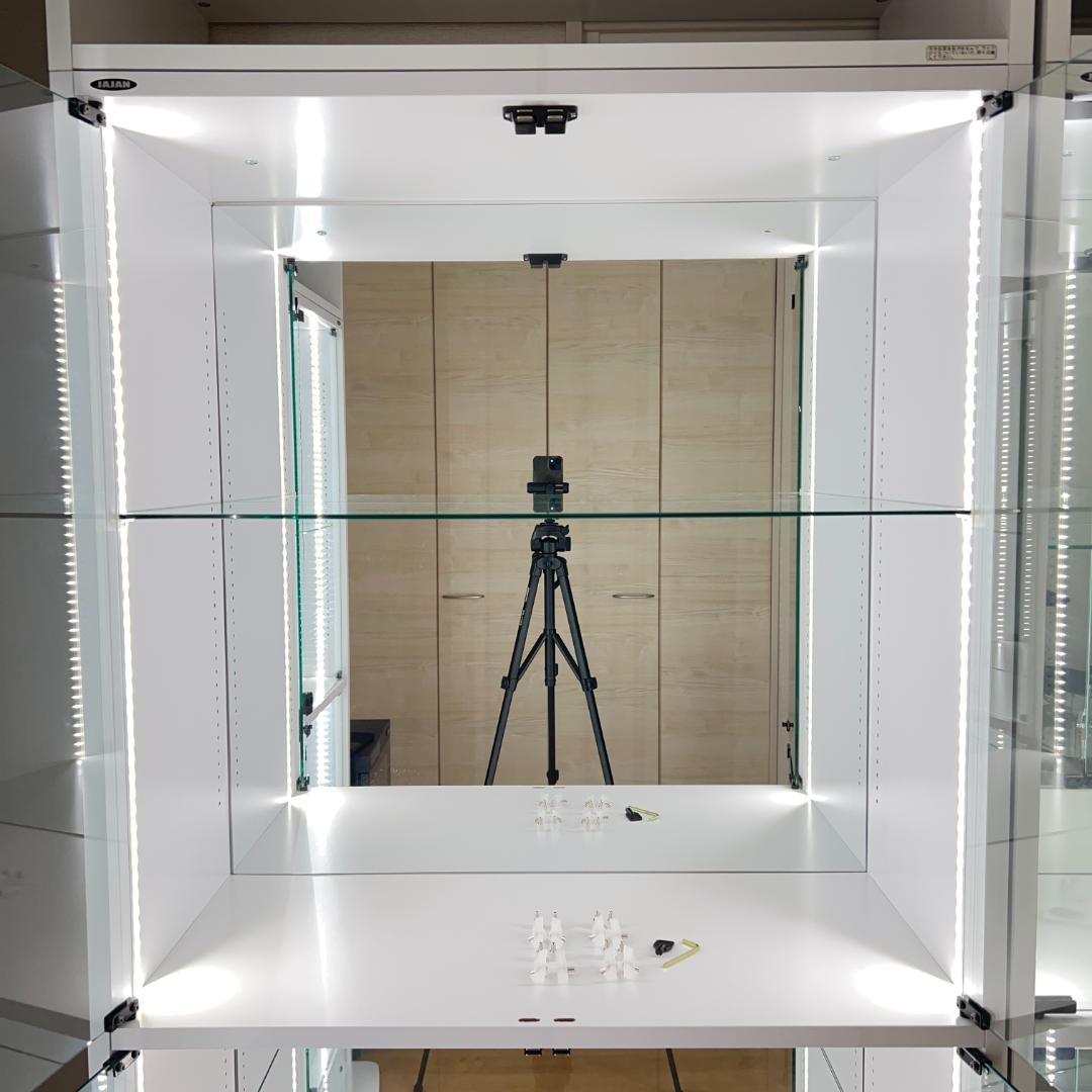 JAJAN フィギュアラック サード 幅83cm 奥行39cm　３点セット