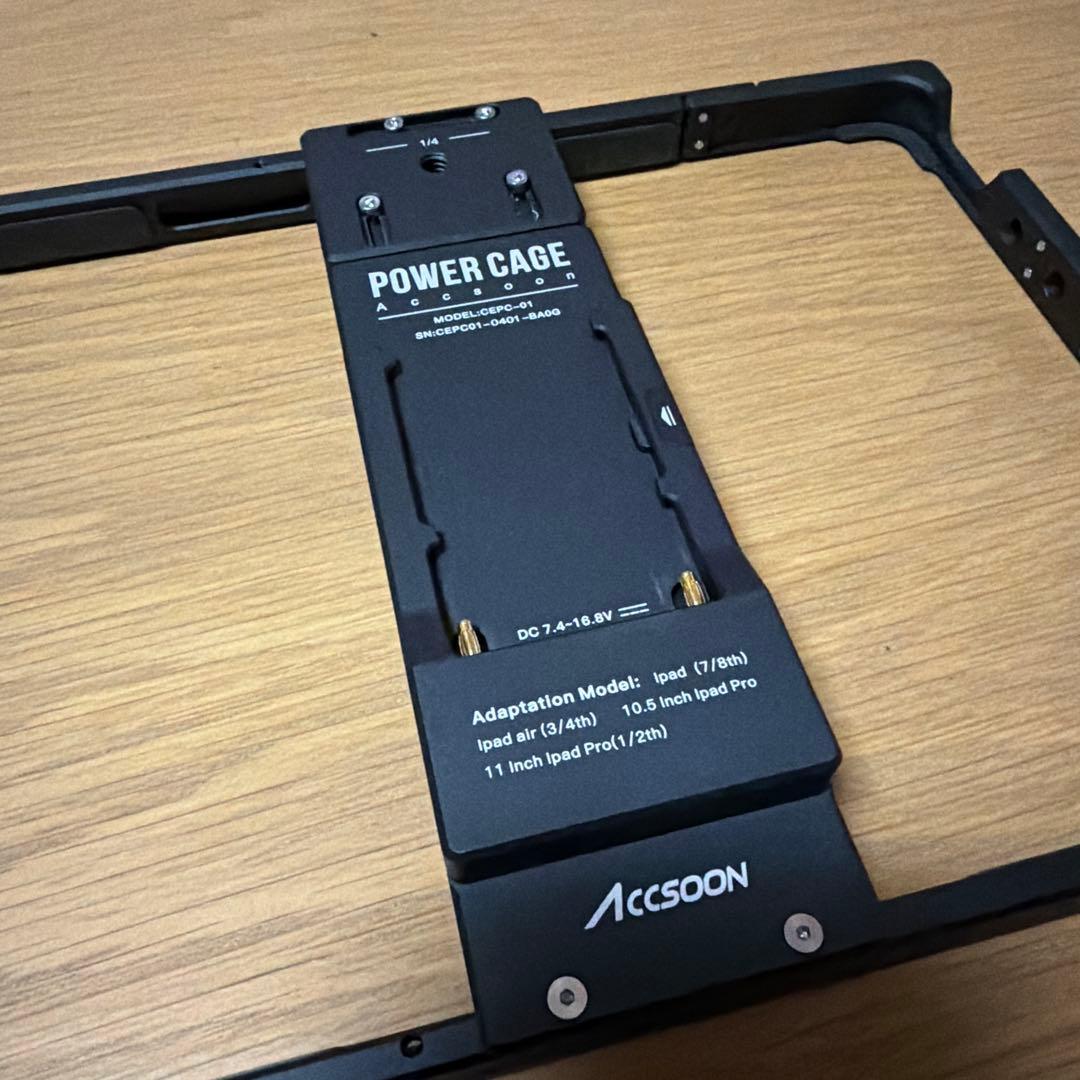 iPadアクセサリー Accsoon Power Cage iPad