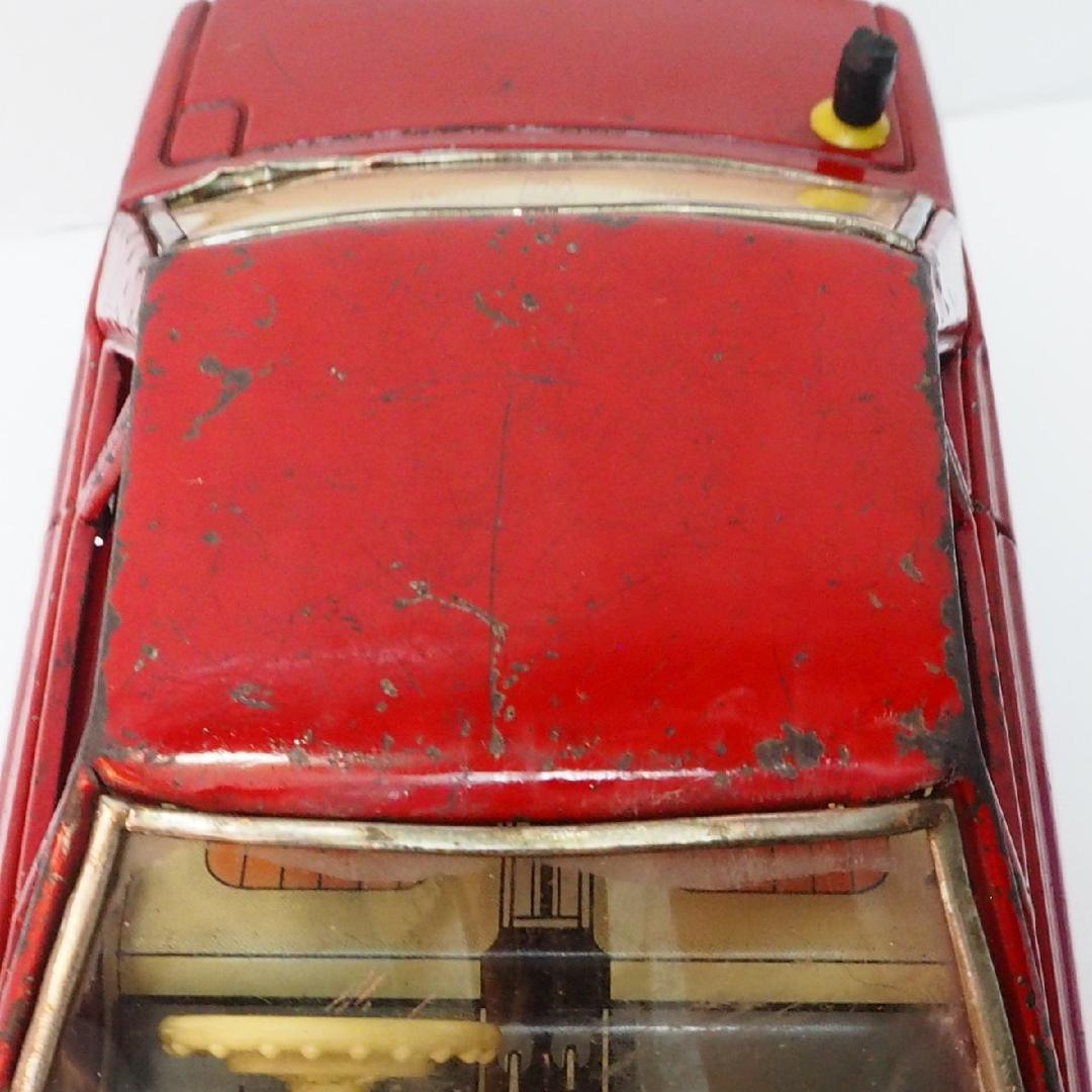 イチコー【初代 日産シルビア赤フリクション】当時物ブリキ製 自動車TIN【箱無】