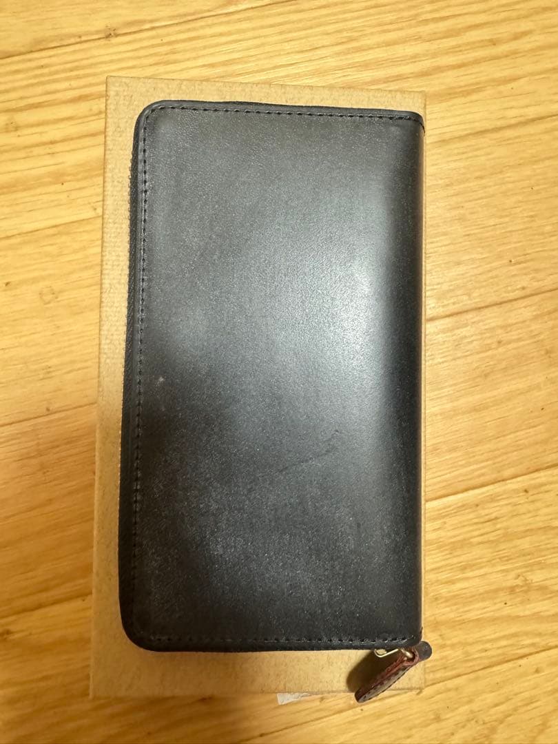 GANZO / ガンゾ ブライドルレザー　 ジッパーペンケース　ブラック