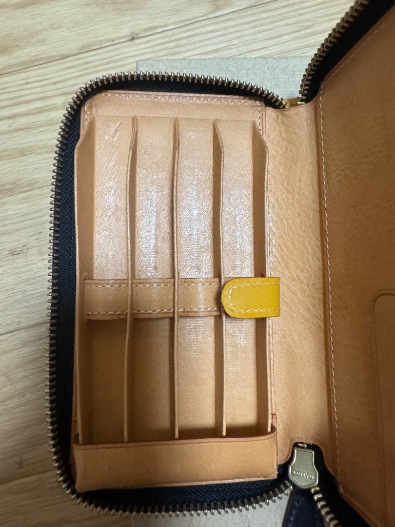 GANZO / ガンゾ ブライドルレザー　 ジッパーペンケース　ブラック