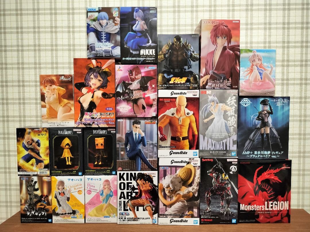 人気フィギュアまとめ売り（22体）セット アオのハコ・ルフィ　等