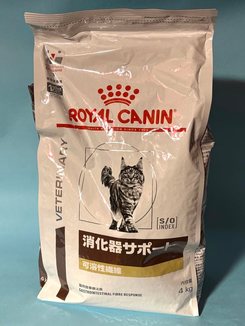 猫ロイヤルカナン消化器サポート 可溶性4kg 新品未使用