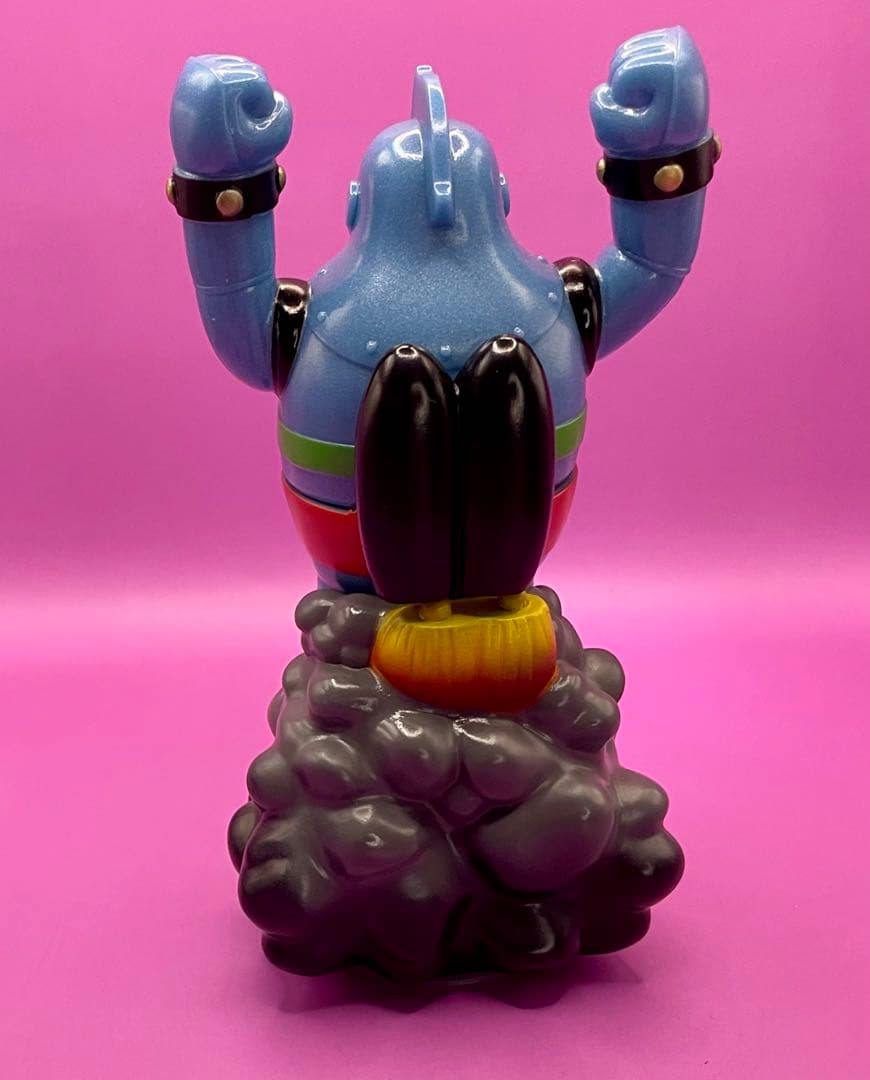 特価鉄人28号 1997年光文社プレゼント品 飛びポーズ貯金箱 ソフトビニール