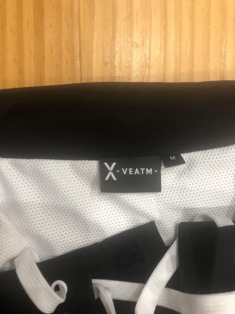 VEATM サーフパンツ Mサイズ ブラック/オレンジ