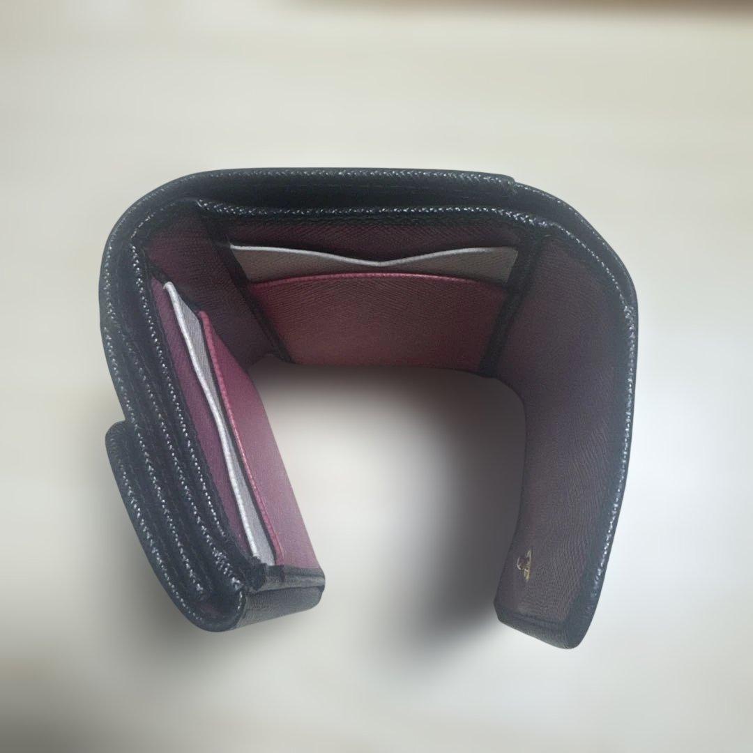 PRADA 三つ折り財布 黒