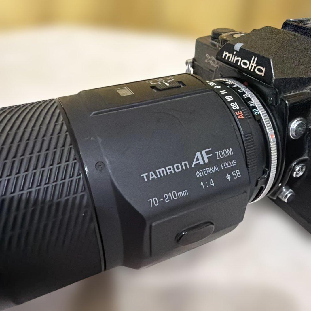 Minolta XD Tamron AF 70-210mm f/4 一眼レフカメ