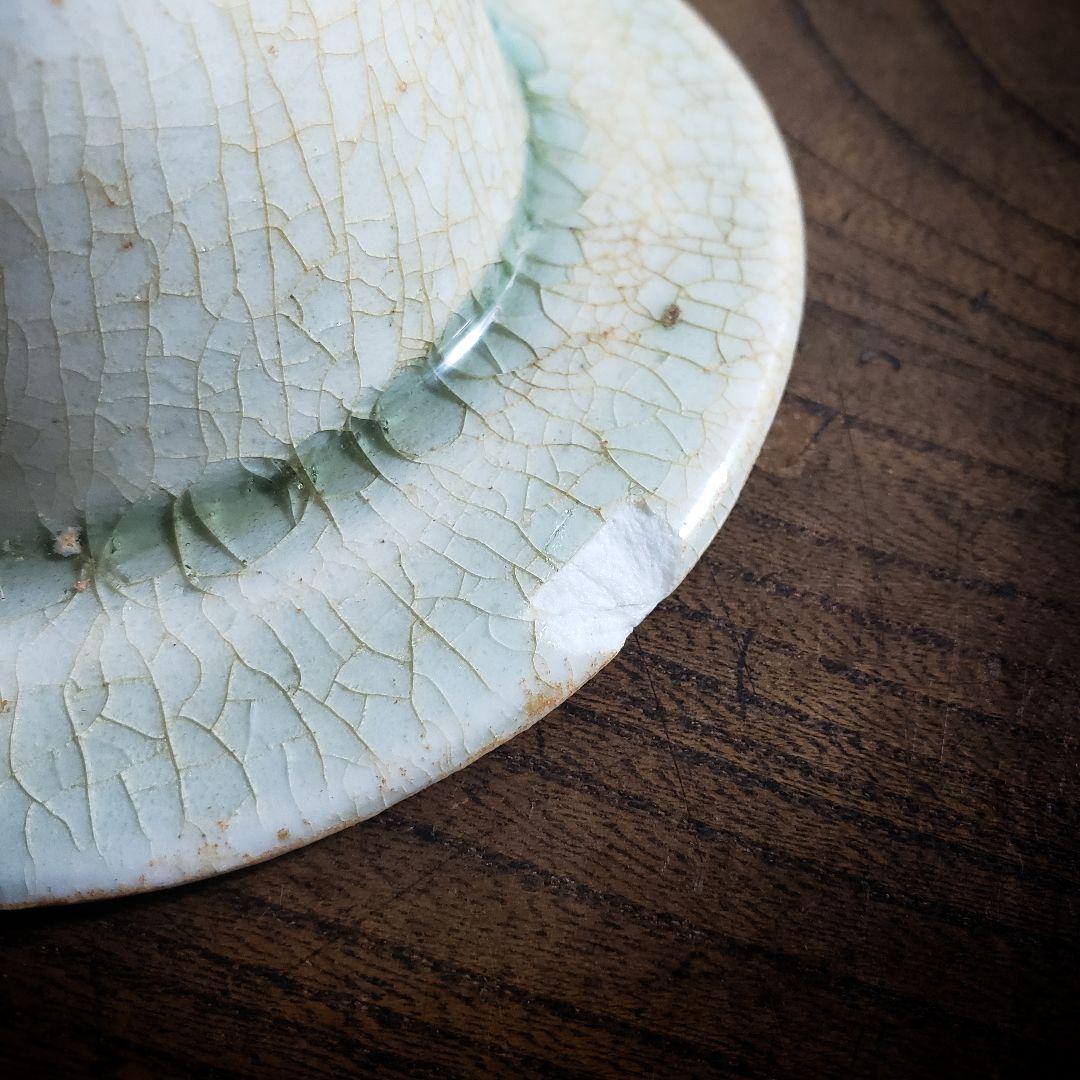 蓋　壺　中国骨董　宋　青釉　盖罐　がいかん　魂瓶