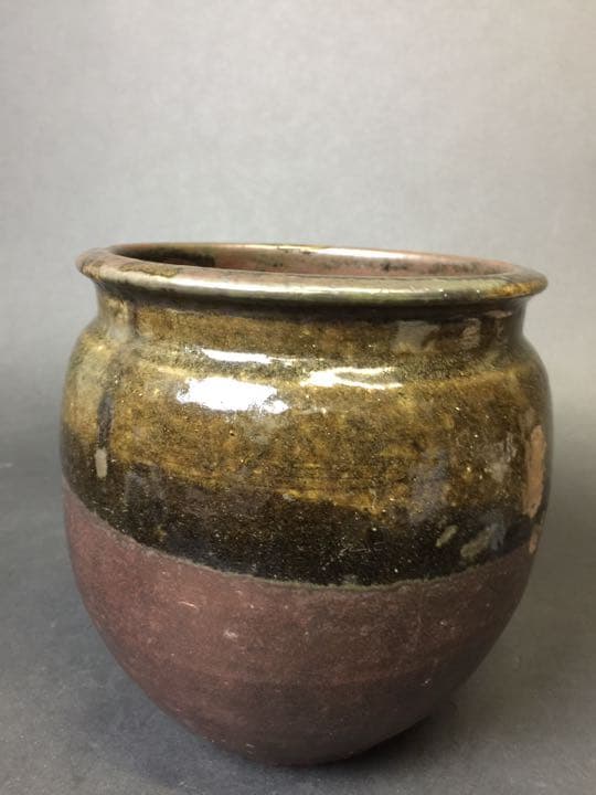 伝世品 古唐津壺  珍しい 桃山 江戸初期