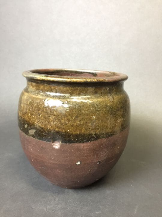 伝世品 古唐津壺  珍しい 桃山 江戸初期