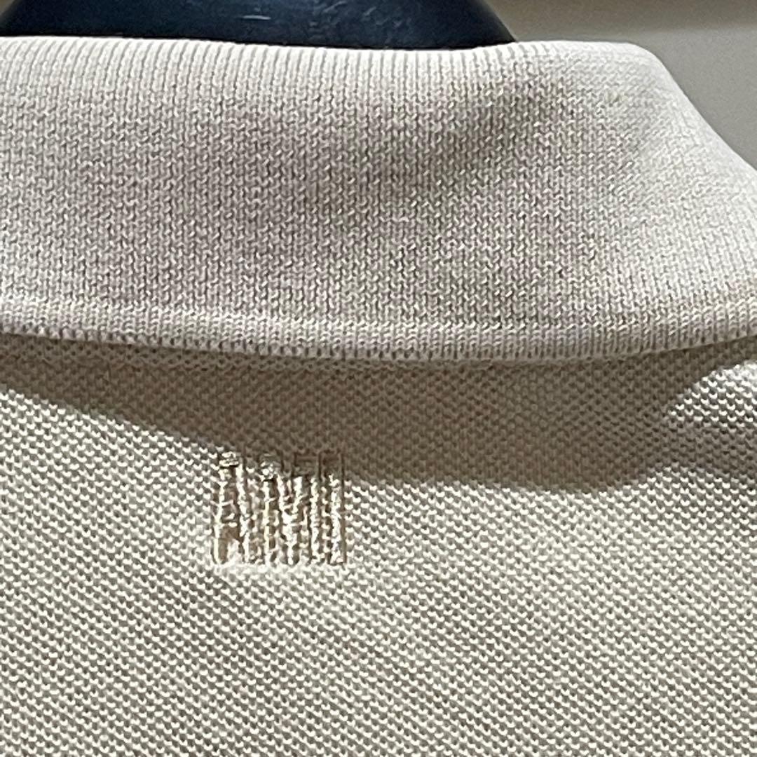 《即日発送》AMI PARIS アミパリス ポロシャツ べージュ　サイズ　XS