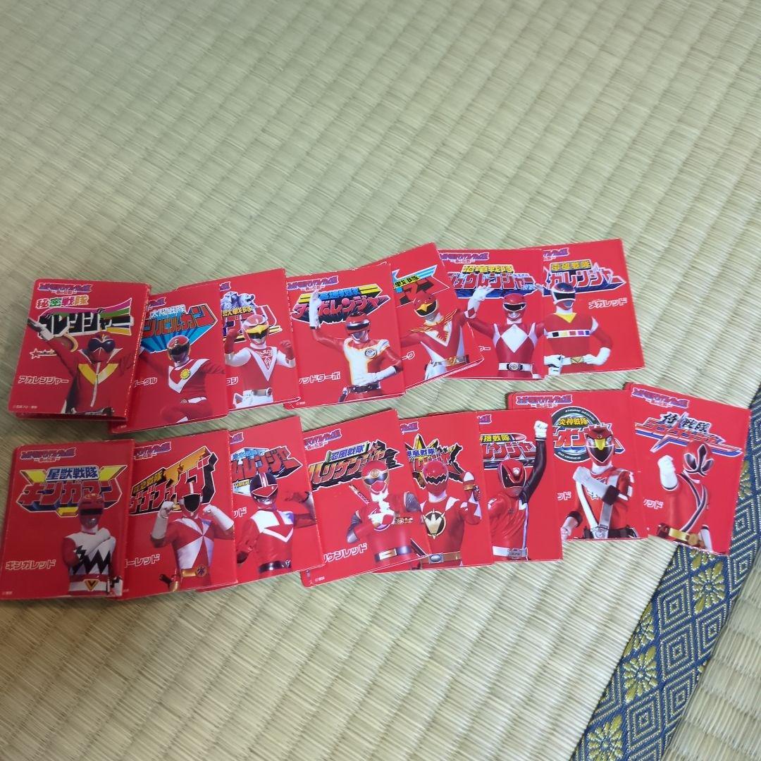 スーパー戦隊マスクコレクション　赤の伝説　30種セット　バラ売り不可