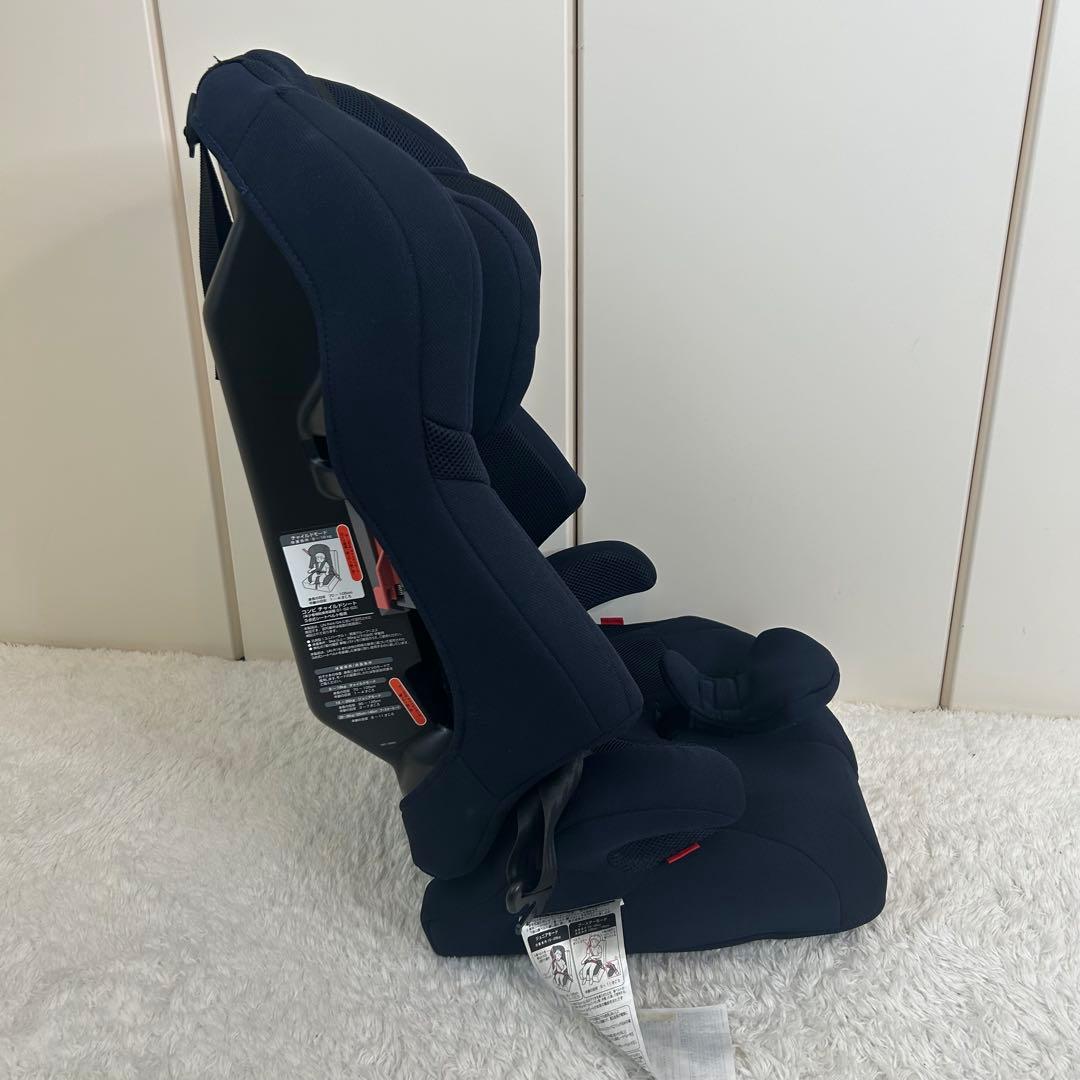 美品 コンビ ジョイトリップ エアスルー GH チャイルドシート ネイビー