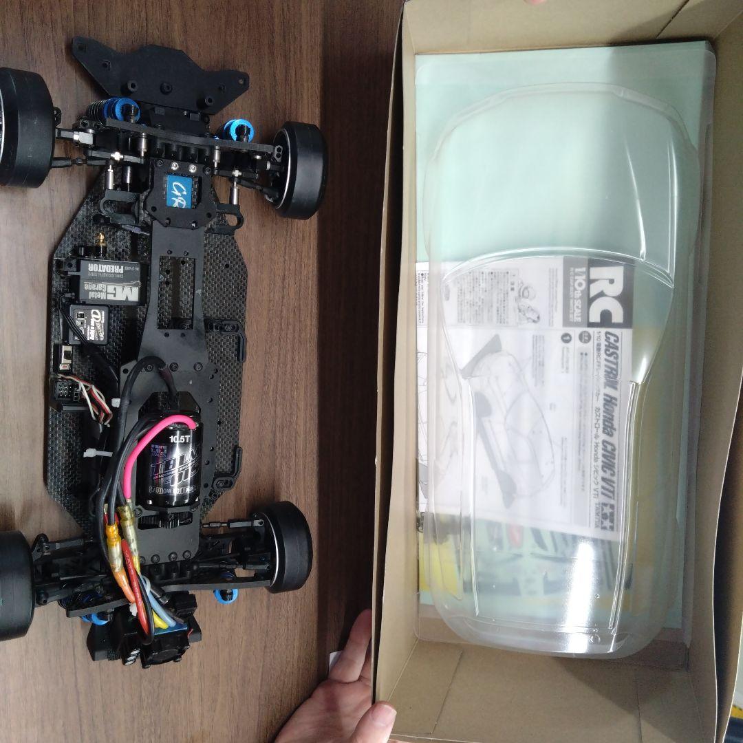 TAMIYA CASTROL Honda CIVIC VTi ボディパーツセット