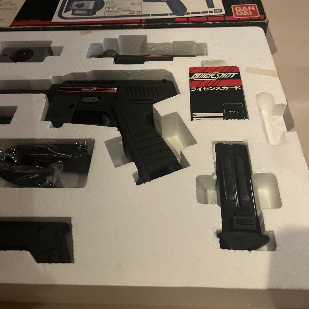 デッド品 1980代 バンダイ クイックショット ビームライフル 光線銃 玩具