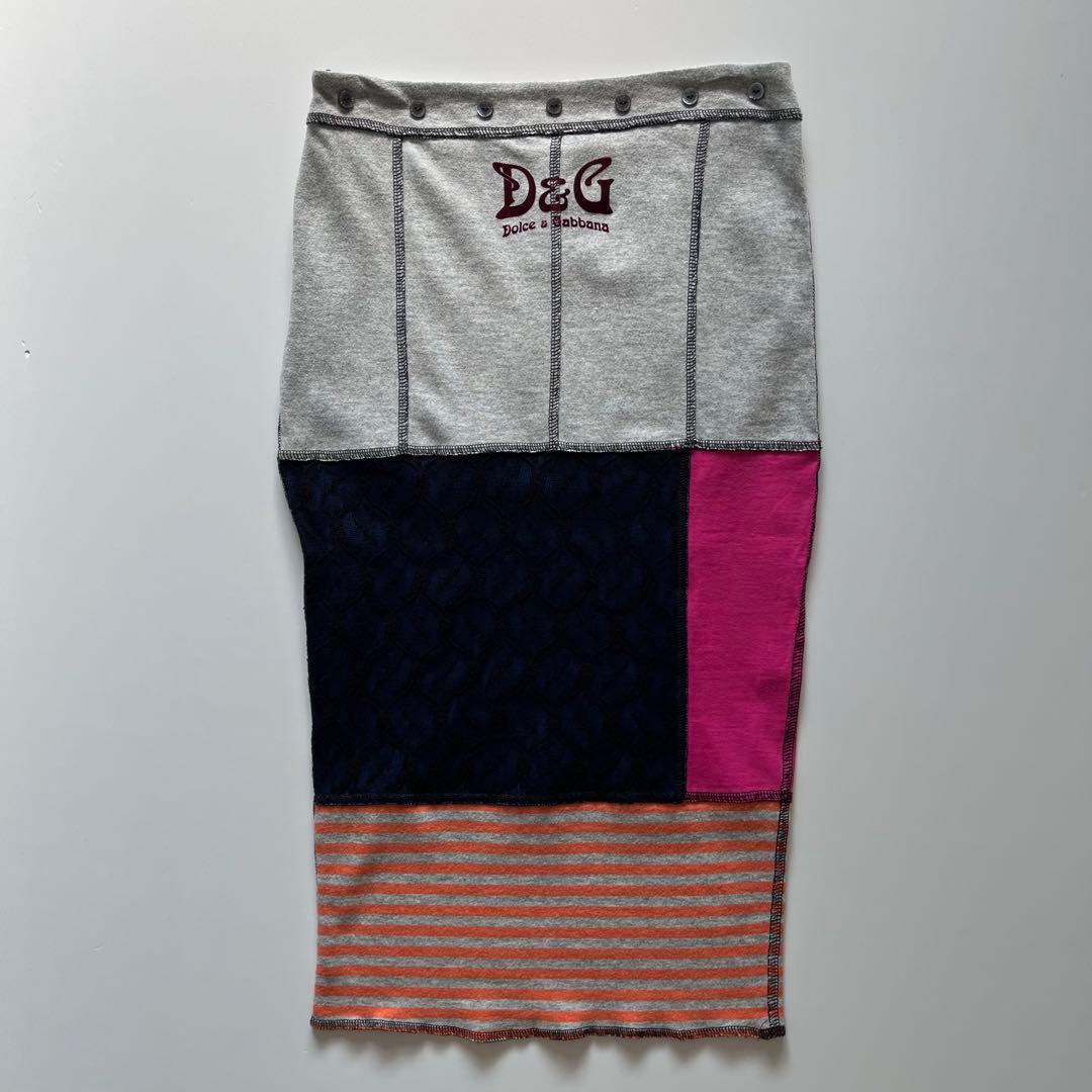 スカート D&G 2000s Patchwork Skirt