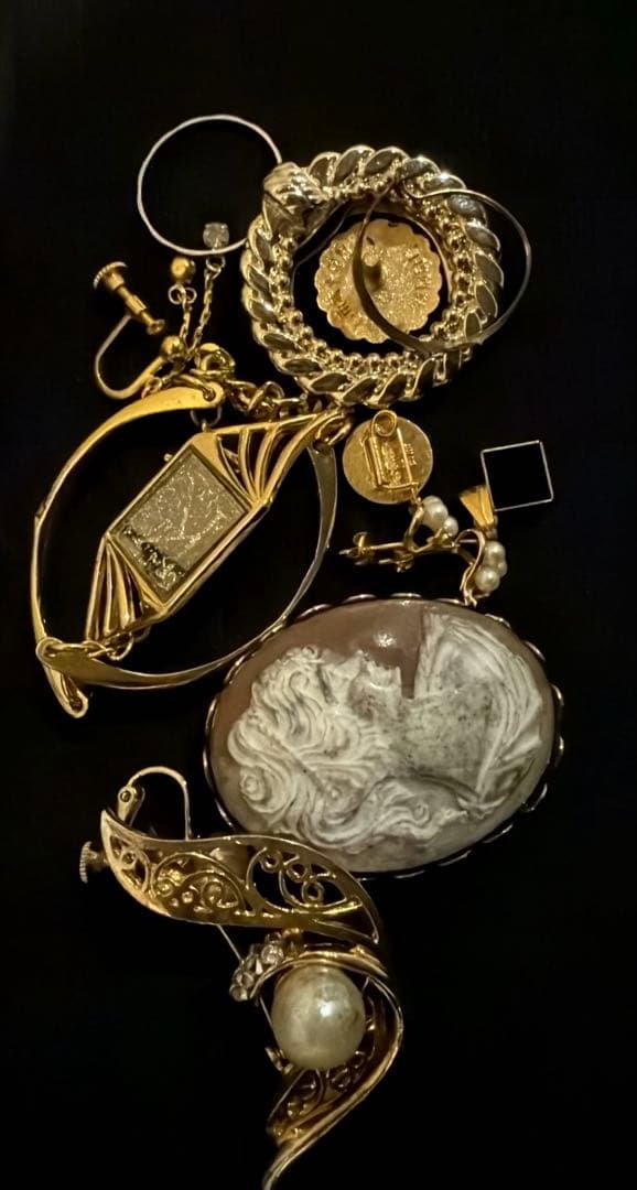 る*ん様 遺品整理　k18刻印あり　まとめ　アクセサリーセット　約50g