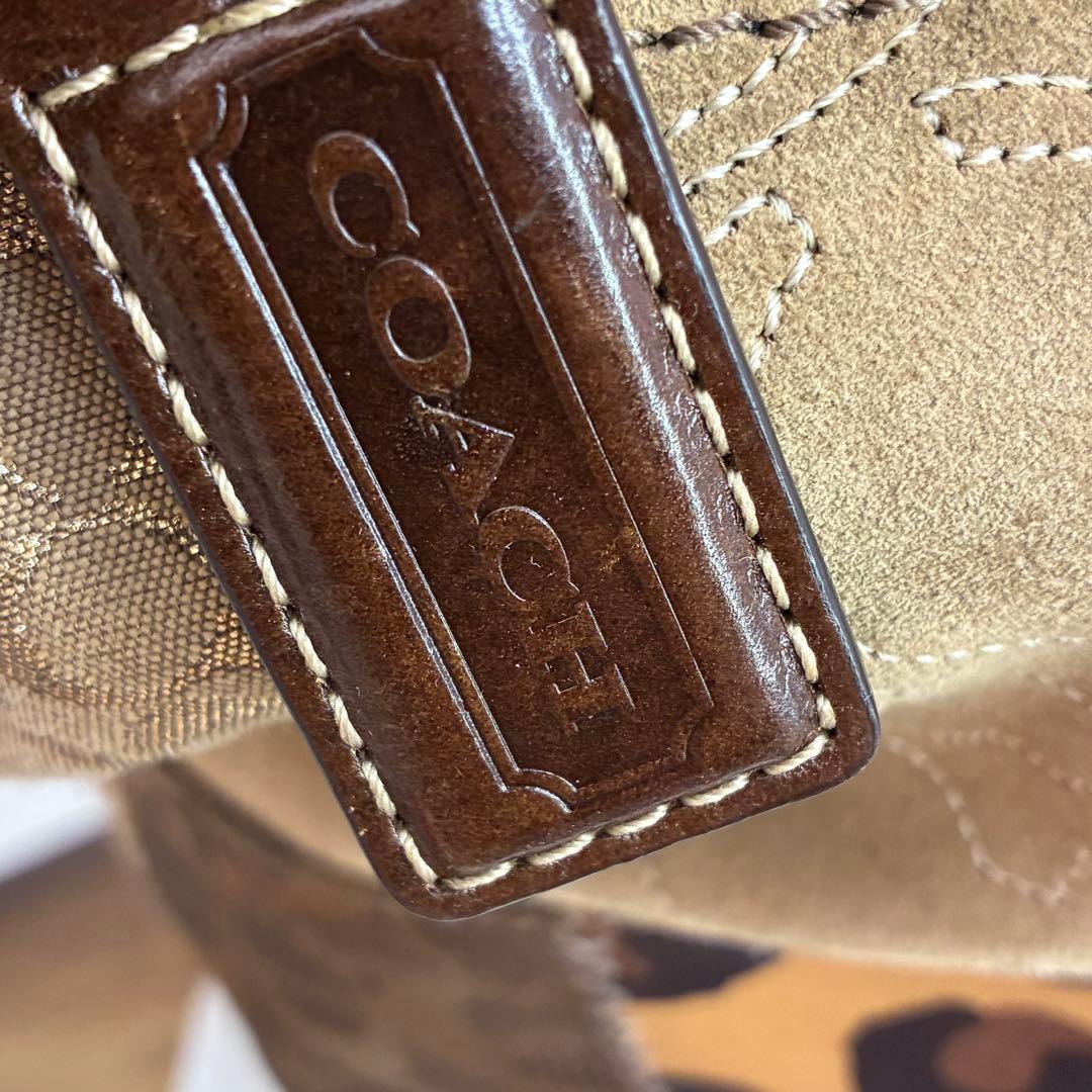 ∞ COACH コーチ　パッチワーク　ワンショルダー 12903