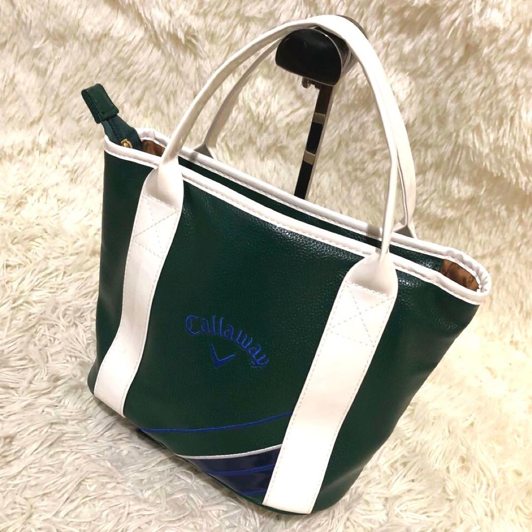 希少·未使用✨Club33 Callaway　トートバッグ グリーン系