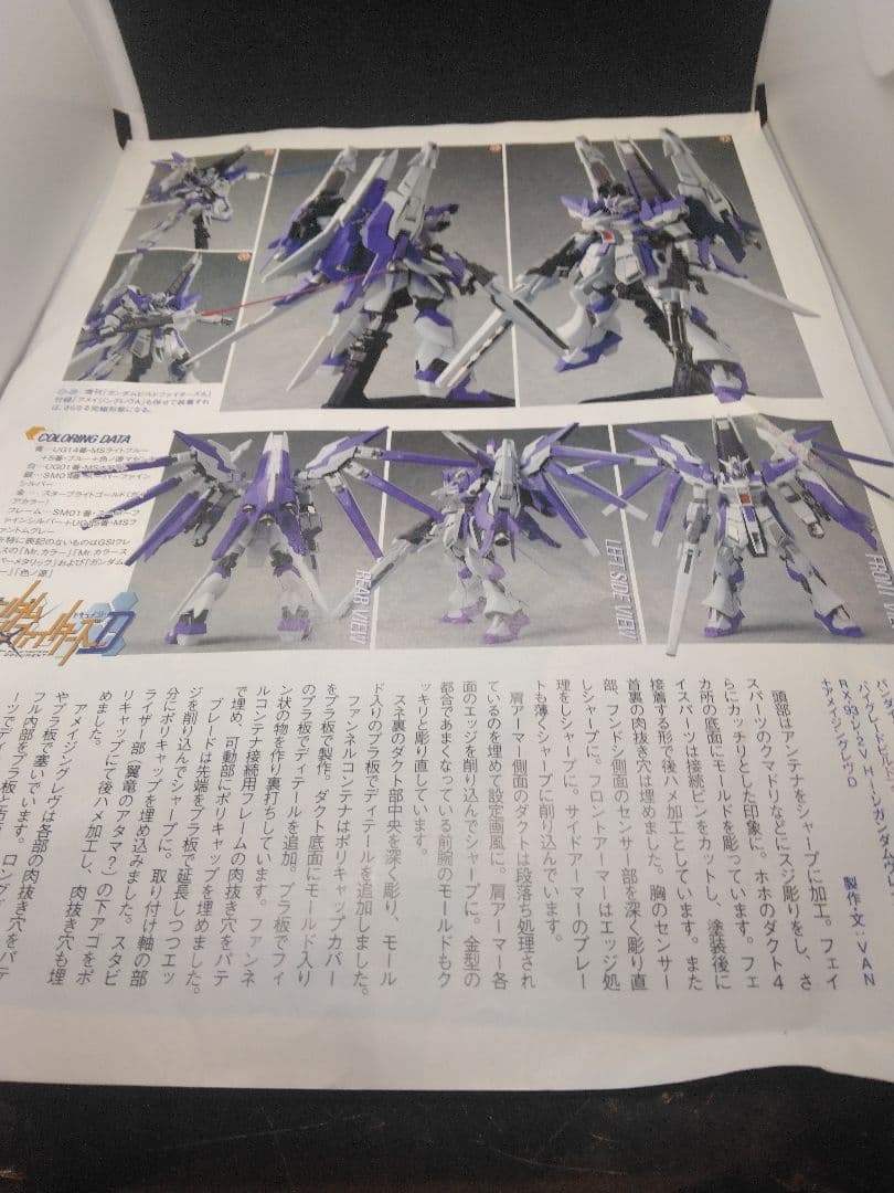 HG　Hi-ν　カンダムヴレイブ　アメイジング　塗装済み完成品　改造品