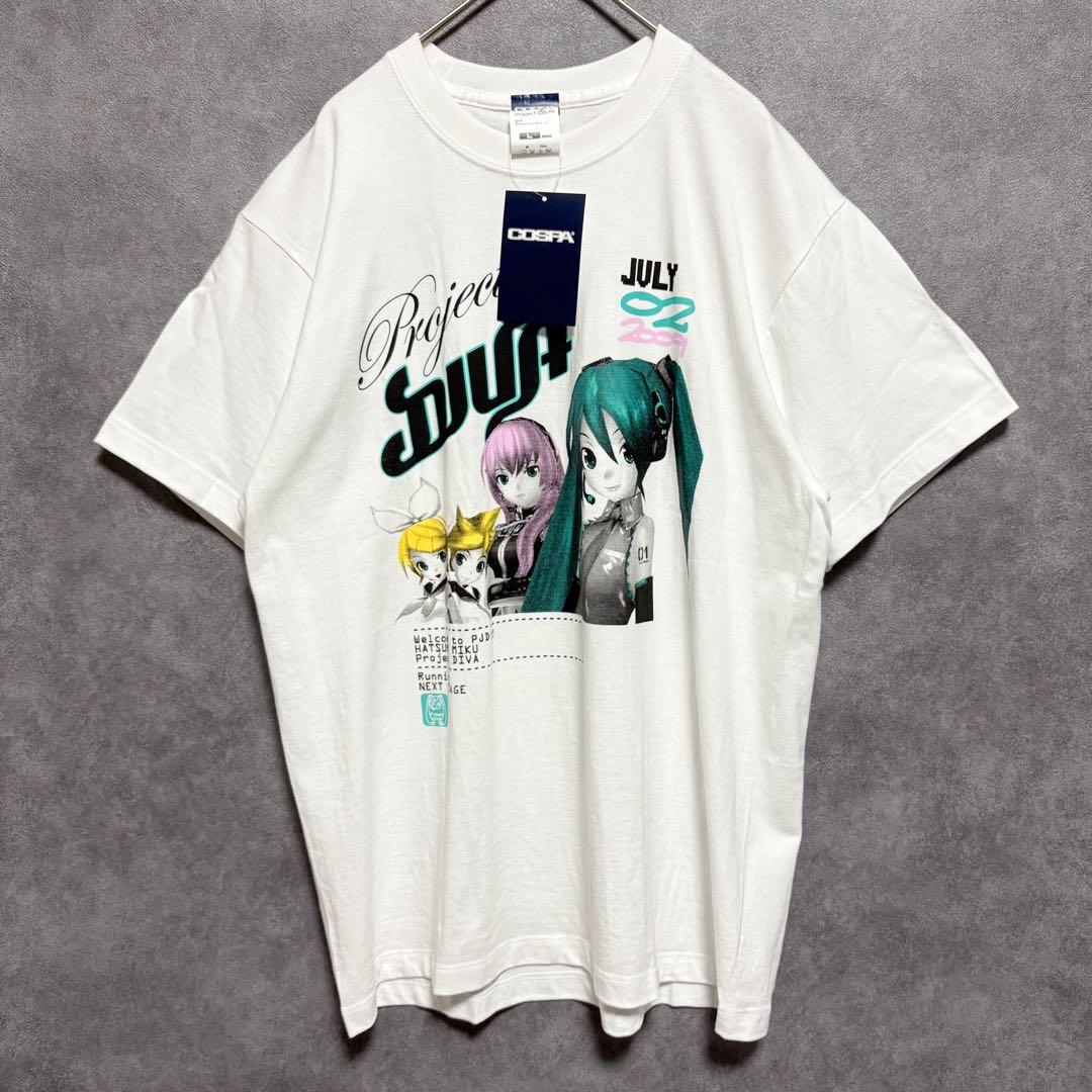 初音ミク Project DIVA COSPA ヴィンテージ 00s Tシャツ