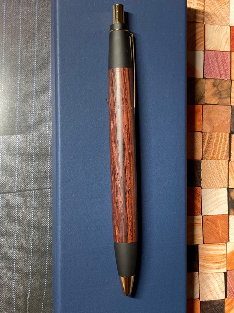 野原工芸 本紫檀　ボールペン　スタンダード ゴールド