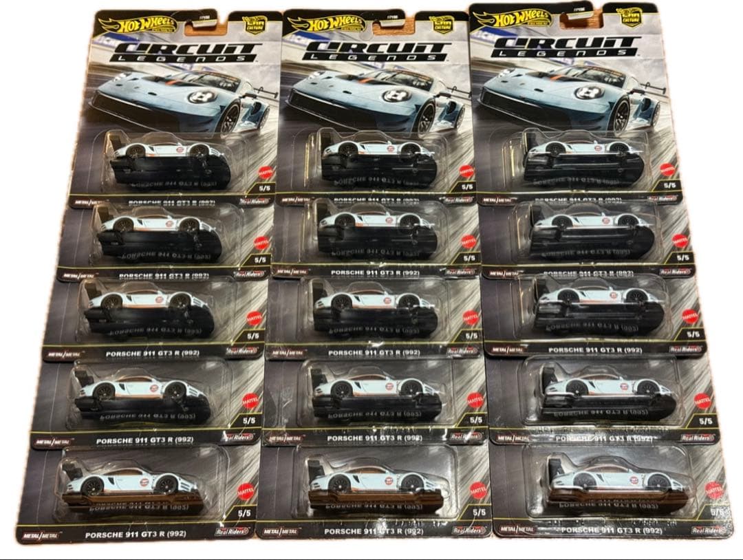 ホットウィール PORSHCHE 911 GT3 R (992) 15台セット