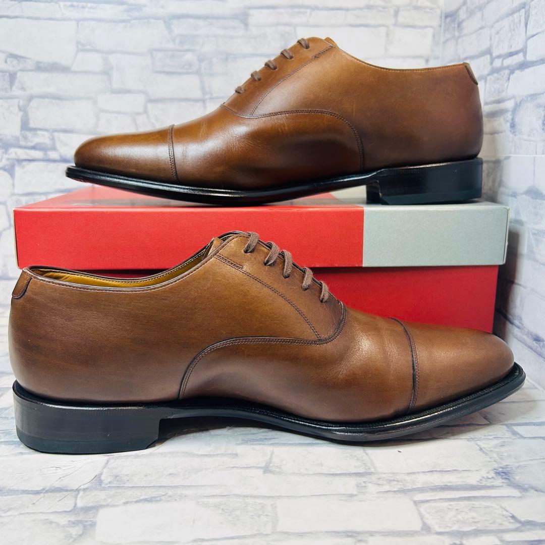 【未使用品】REGAL 01DR ストレートチップ トゥスチール付き 25cm