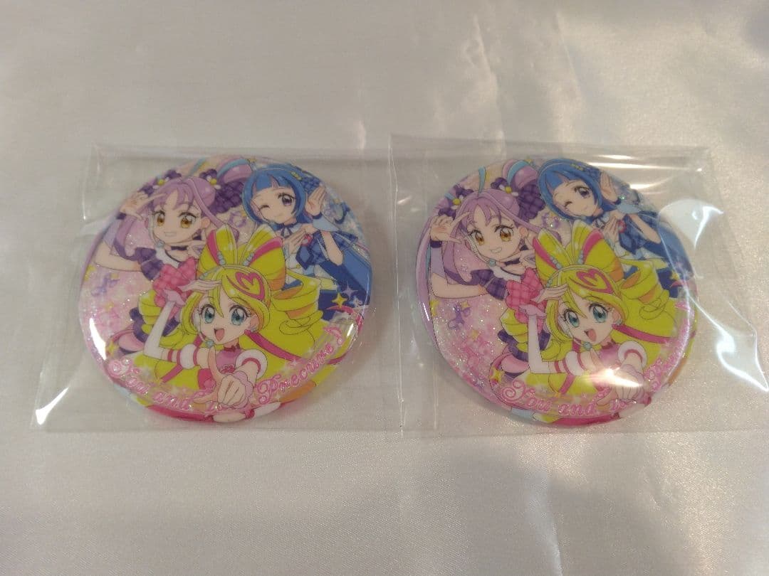 キミとアイドルプリキュア展 キュアキッス 缶バッジ サイン 集合