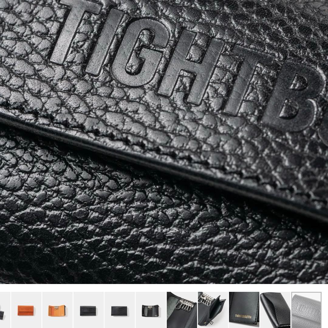 TIGHTBOOTH レザーキーケース ブラック