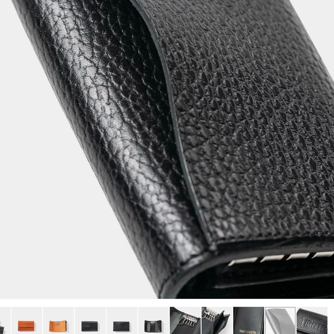 TIGHTBOOTH レザーキーケース ブラック