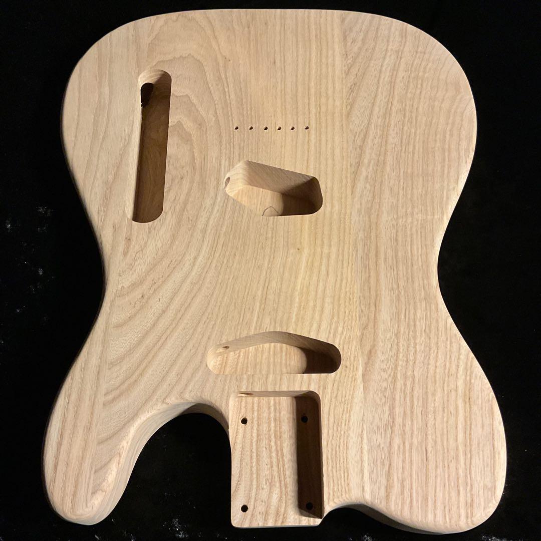 カナダ産アッシュ材　エレキギター　テレキャスター　ボディ　アッシュ