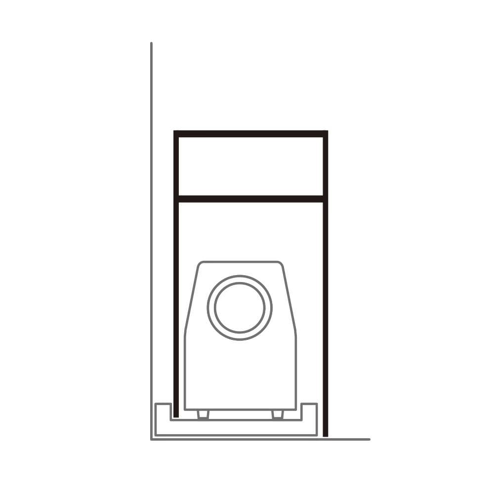 洗濯機ラック ランドリーラック ディノス