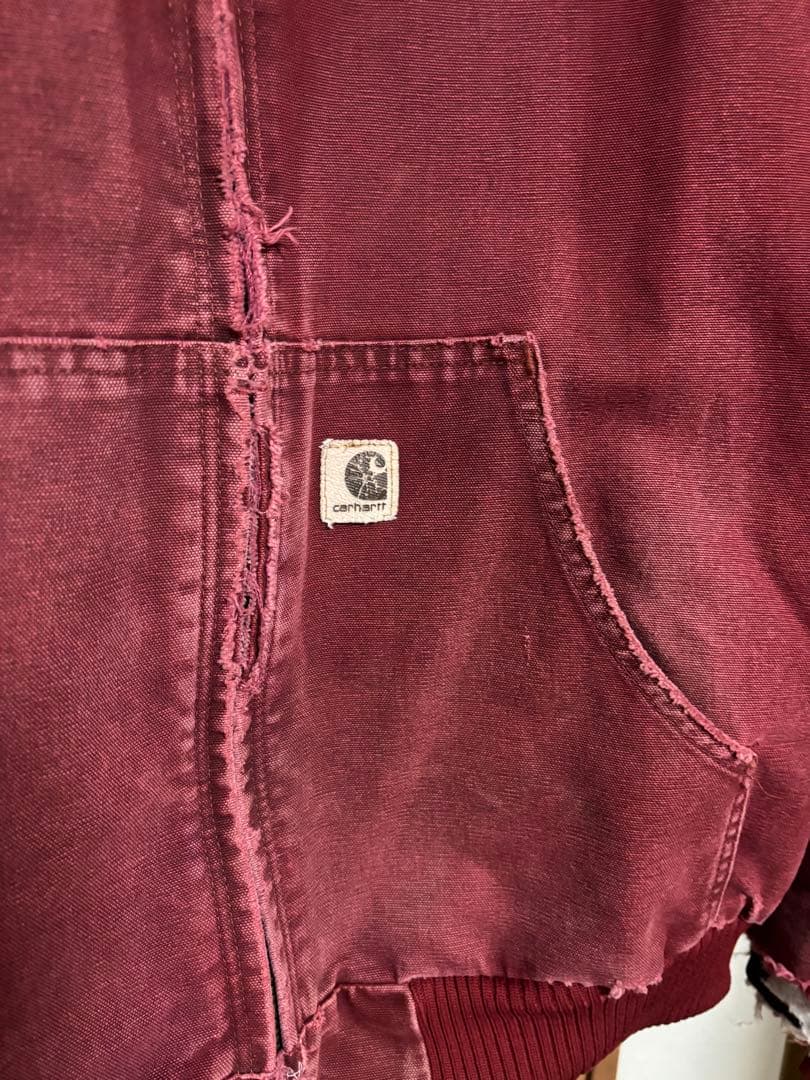 Carhartt 赤 フード付きジャケット