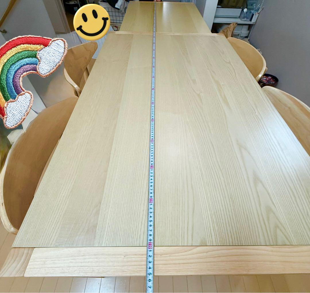 SORA 北欧デザイン 伸縮式ダイニングテーブル W135-235