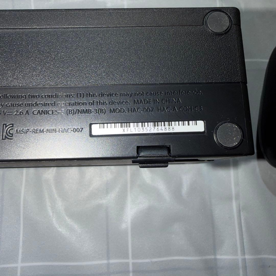 Nintendo Switch グレー/赤 ジョイコン付き　充電器無し